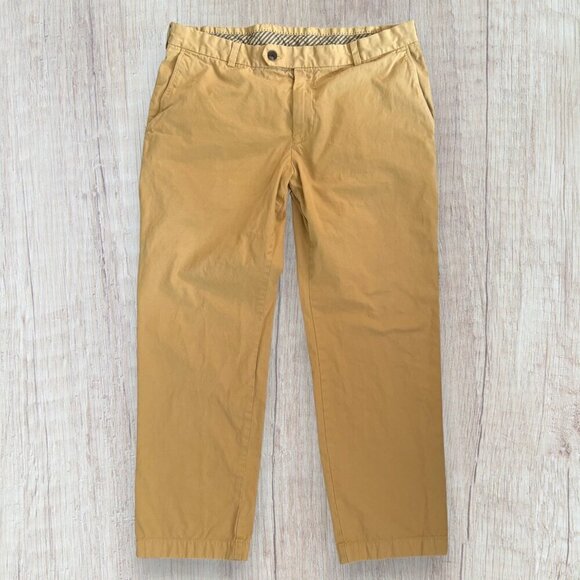 New BROOKS BROTHERS Mens Khaki Tan 100% Cotton Pants W 38 x L 30 - Picture 1 of 11